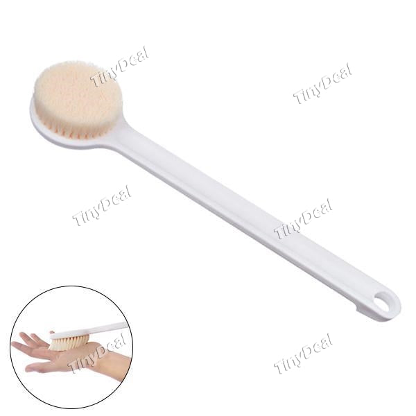 Soft Bath Brush for Back with 12" Long Handle Body Shower Brush Exfoliating Back Scrubber for Men and Women