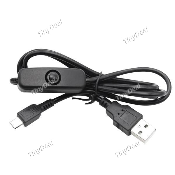Raspberry Pi 3 Power Cable With Switch ON/OFF Button Micro USB Charging Cable For Banana PI Raspberry Pi 2 Power Cable