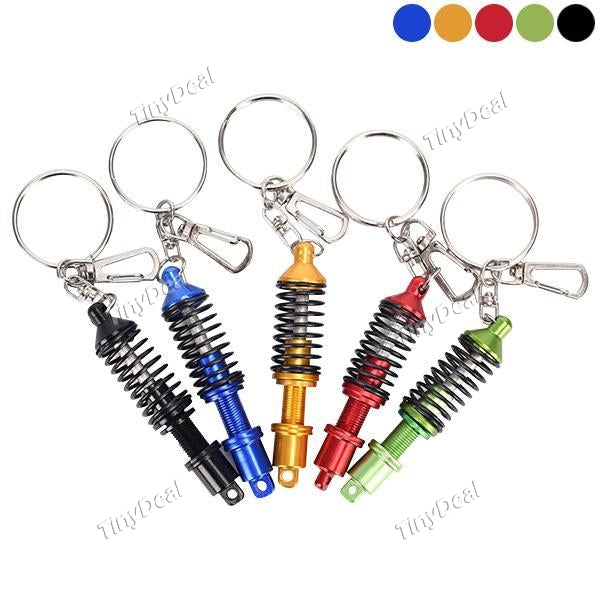 Suspension Keychain Key Chains Ring Keyrings Car Auto Coilover Spring Shock Absorber For Car