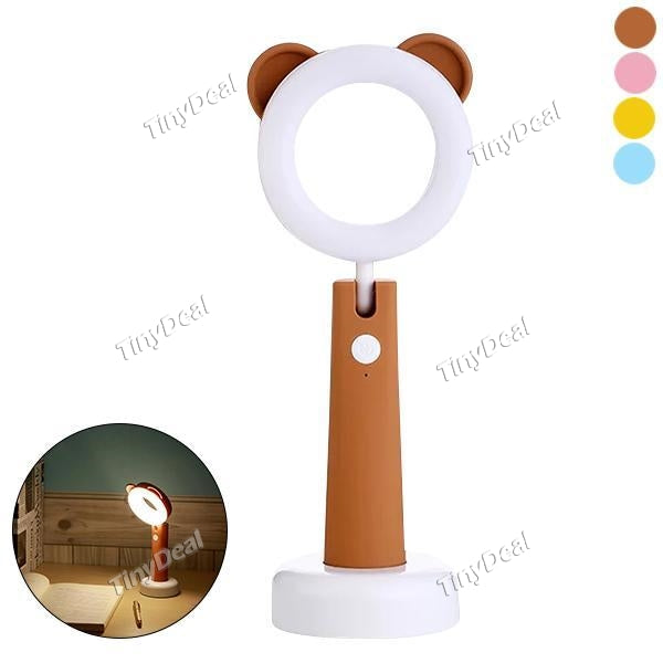 Cartoon Style Learning Reading Protect Eyes LED Table Lamp Light Night Light Lamp USB Charging