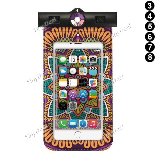 IPX8 Waterproof Bag Case Universal Mobile Phone Bag Swimming Case Easy Take Photo Under Water For iPhone Samsung Huawei