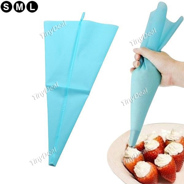 Reusable Silicone Icing Piping Cream Bags Crowded Flower Bags Decorating Bags DIY Cake Decorating Baking Tool Fashion