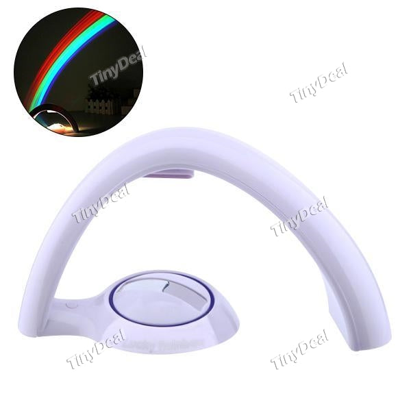 Lucky Rainbow Light Amazing Rainbow Projector 3D LED Lamp Baby Room Night Light Projector Home Decoration