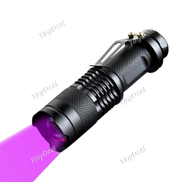 CREE LED UV Flashlight SK68 Purple Violet Light UV Torch 395nm Lamp