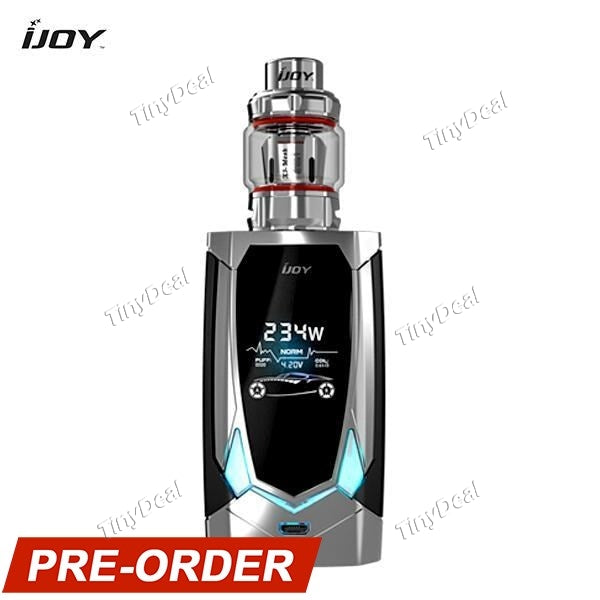 Presell Authentic IJOY Avenger 270 234W 20700 TC AI Voice Control Starter Kit - Mirror Silvery SS