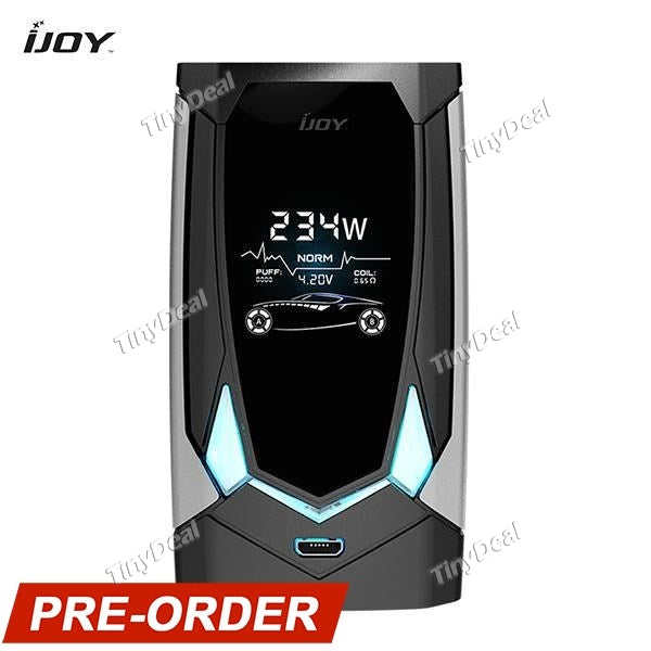 Presell Authentic IJOY Avenger 270 234W 20700 AI Voice Control TC Box Mod APV- Matte Black