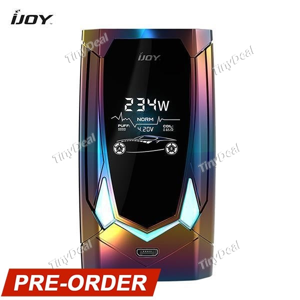 Presell Authentic IJOY Avenger 270 234W 20700 AI Voice Control TC Box Mod APV - Morrir Rain bow 2 7 Color