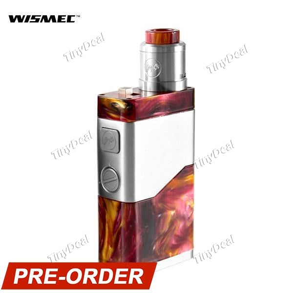 Presell Authentic Wismec LUXOTIC NC 250W VV APV Box Mod Guillotine V2 Kit - Red Resin