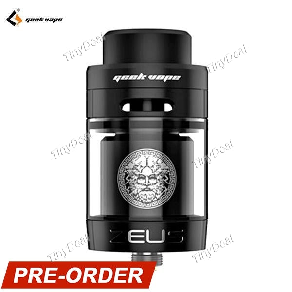 Presell Authentic GeekVape Zeus Dual Coil RTA 4ML/5.5ML 26MM Rebuildable Tank Atomizer - Black
