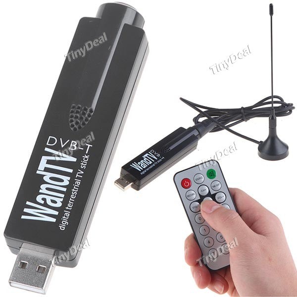 DVB-T Digital Terrestrial USB Receiver TV Stick with Remote Control & Antenna for Computer Laptop CNP-66541