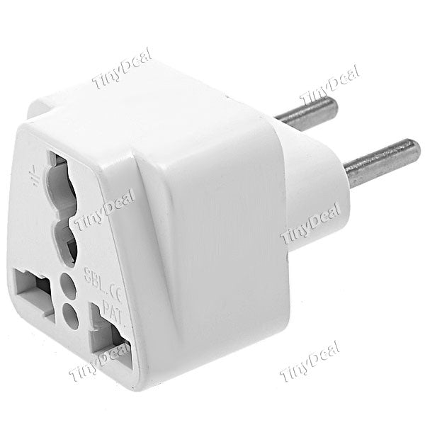 Traveling Universal to EU 2 Pin Power Plug Adapter Converter (European/ Russia/ Belarus/ Ukraine/ Korea) CAD-67430