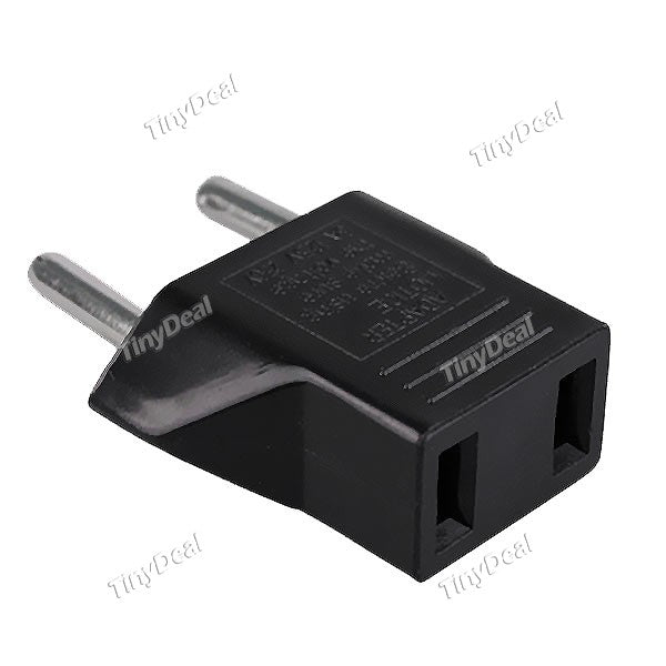 2-Pin Electricity US to EU Power Plug Converter Adapter (European/Russia/Belarus/Ukraine/Korea) CAD-7594