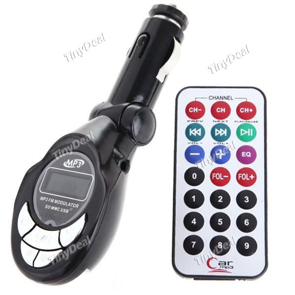 New Arrival FM/ MP3 Wireless Transmitter FM Transmitter Modulator with Remote Controller for Car