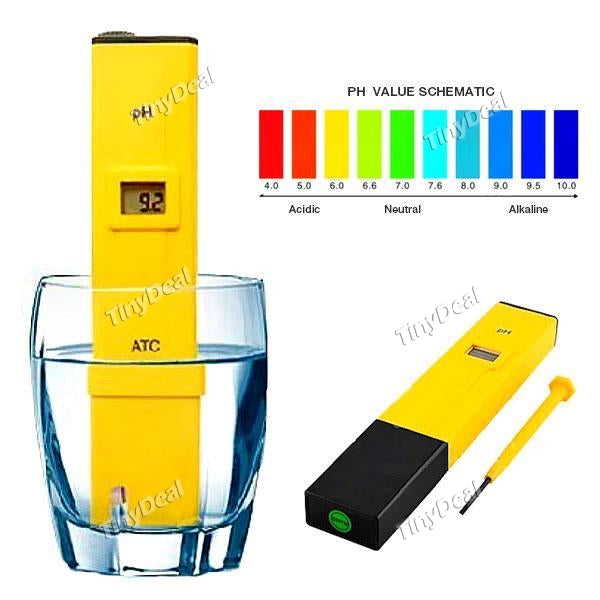 1/2/4 pcs High Accuracy ±0.1pH 0.6" LCD Mini Digital Pen Style pH Meter Aquarium Pool Water Digital Tester Set